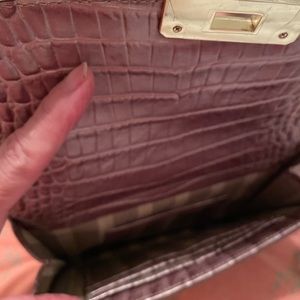 NWTs sample cross body. Pink, beige and brown.Beautiful bag!